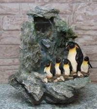 TLB280  Фонтан с помпой   Детский сад пингвинов