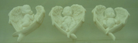 TLH676   Сувенир из полистоуна Малыш спит в крыльях ангела   набор12шт