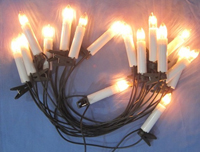 TLN1595*R/TLN203CLEAR   Подсвечник-гирлянда с 16-ю свечами на прищепках   Н*L*W=9*25*5